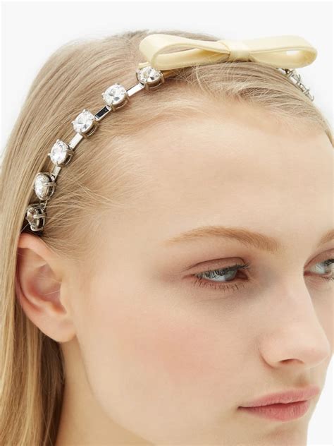 miu miu headbands|miu hair clips.